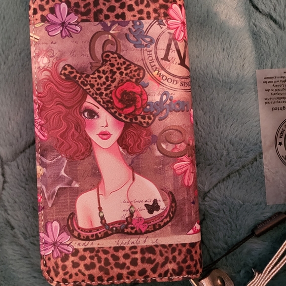 Nicole Lee wallet with wristlet - Picture 2 of 8